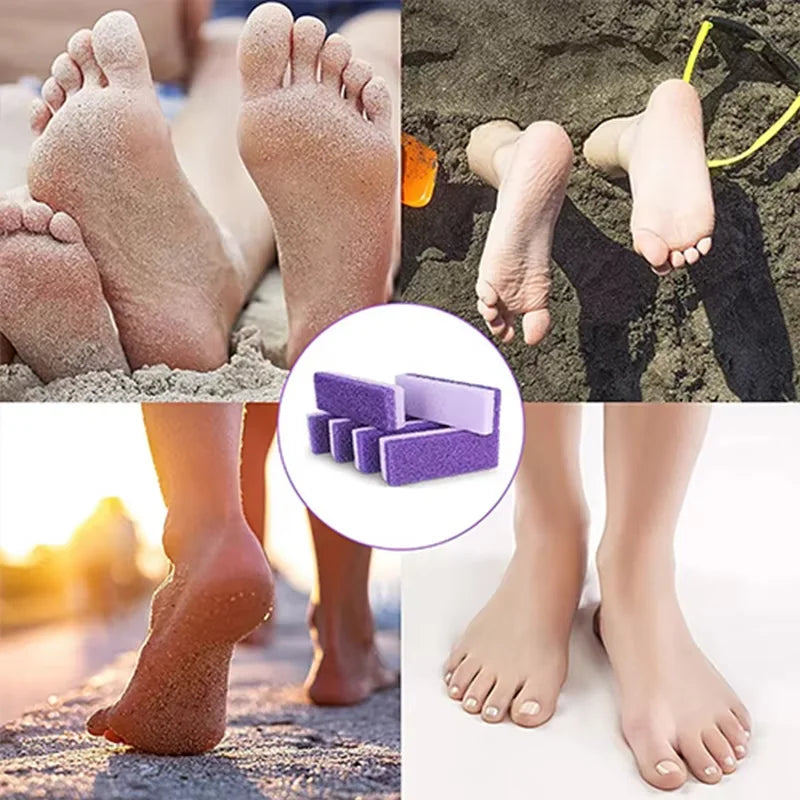 1Pcs/10Pcs Foot Scrubbing Stone Pumice Stone Foot File Callus Dead Skin Remover Foot Heel Scrubber Pedicure Exfoliator Tool
