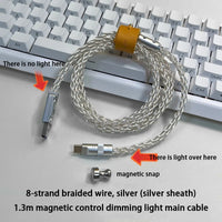 130cm USB Silvery
