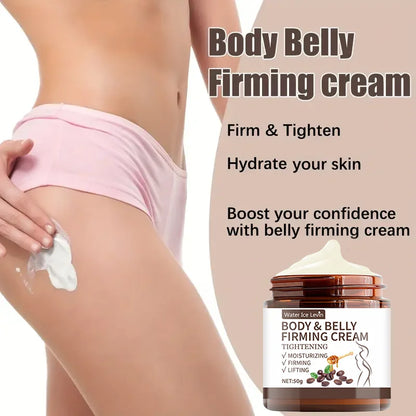 Abdominal Control Firming Cream - 60g, Deep Moisturizing and Hydrating with Plant Extracts, Alcohol-Free, Suitable for All Skin Types, Fragrance-Free, Enhances Skin Elasticity