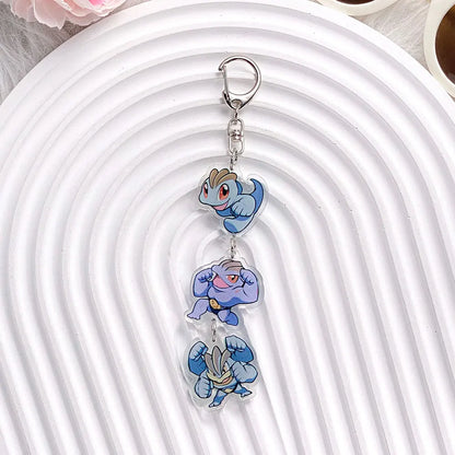 Pokémon Characters Pikachu Bulbasaur Jigglypuff Acrylic Keychain Bag Charms Accessories Backpack Pendant Key Holder Friend Gifts