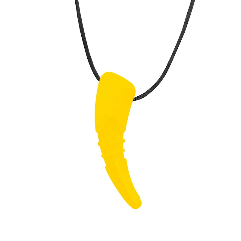 1pcs silicone teether children building block chewing necklace sensory chewing molar pendant oral motor toy for ADHD boy gift