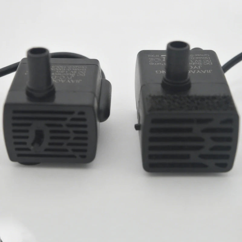 Ultra Quiet USB Aquarium Fish Tank Filtration Pump Mini Pet Fountain Submersible Adjustable Flow Water Circulation Pump 5V