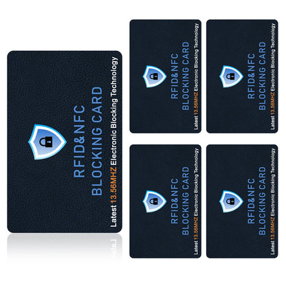 RFID Blocking Card One Card Protects Entire Wallet NFC Contactless Bank Debit Credit Card Protector ID ATM Guard Card Blocker