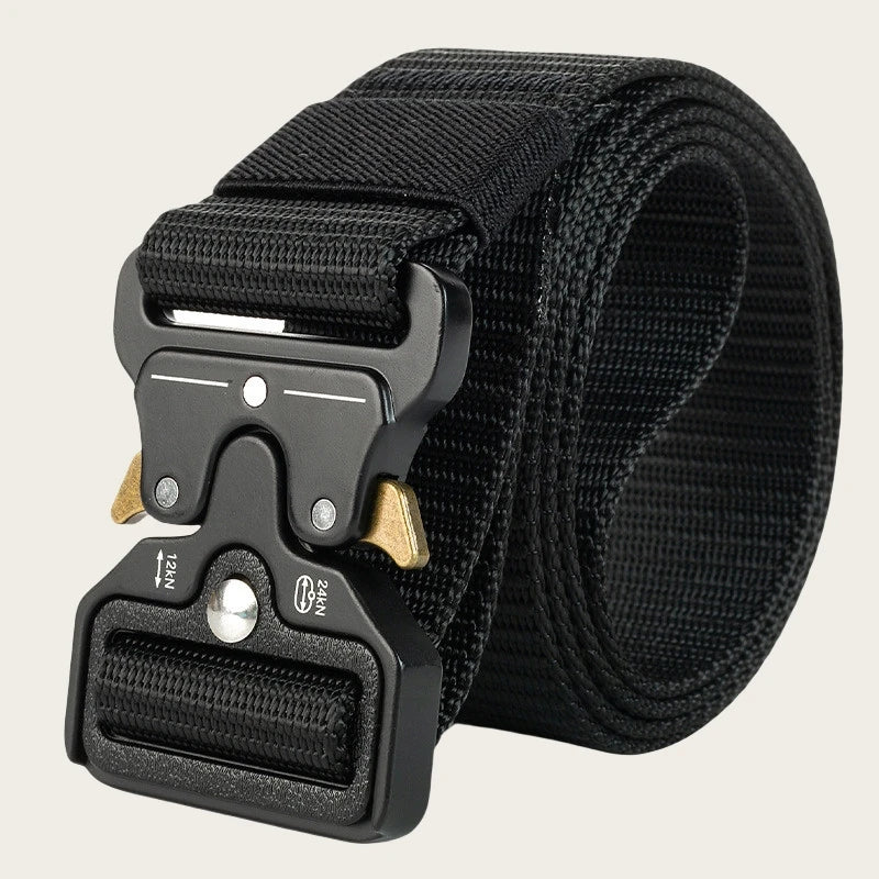 1 piece tactical belt for men; outdoor sports and leisure quick release buckle belt; hot sale