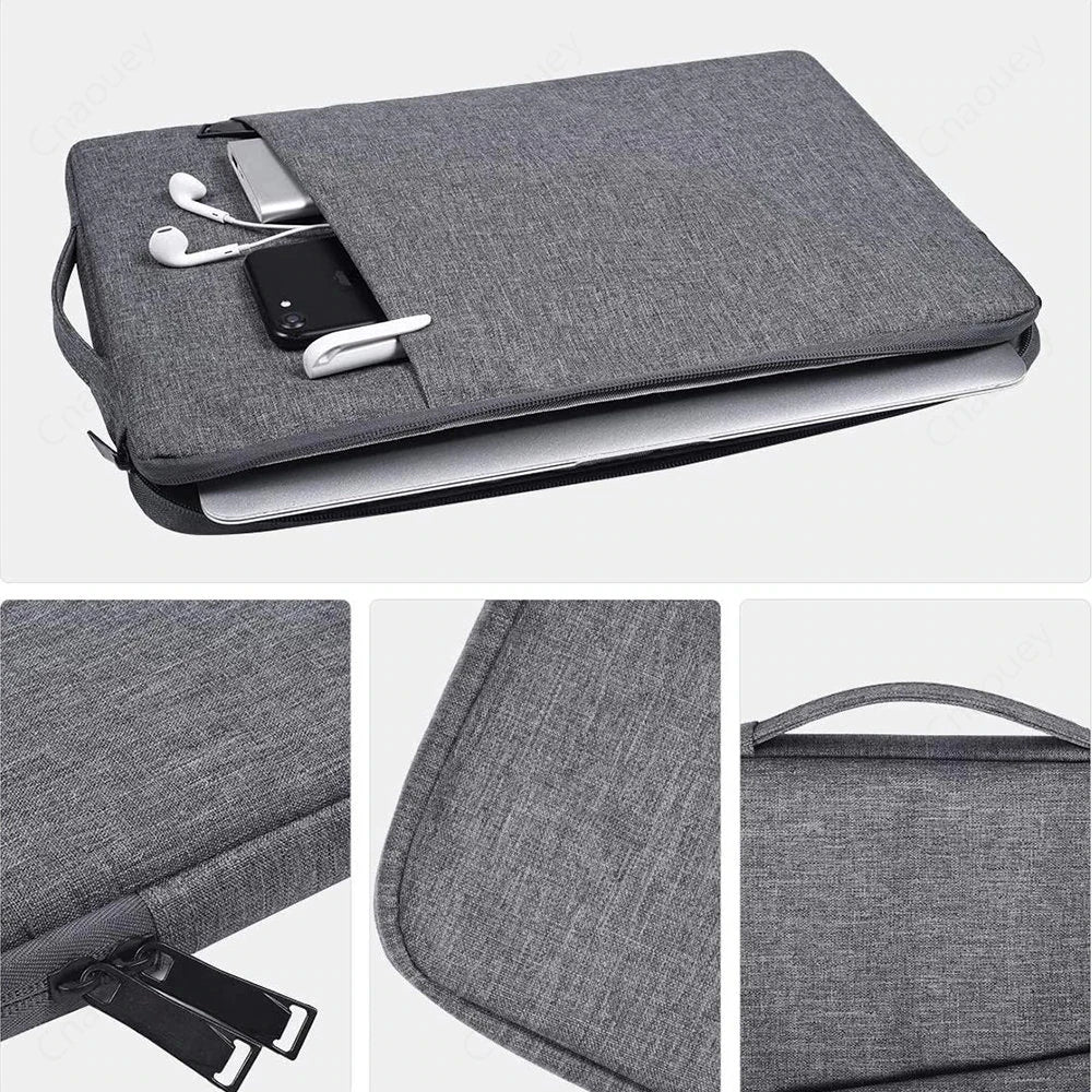 Laptop Bag Notebook Case Sleeve Cover For Apple Macbook Pro Air Xiaomi Huawei HP Dell Lenovo 11" 14" 15.6 Inch Computer Handbag