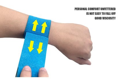 3/15/30/48Pcs Black Sport Self Adhesive Elastic Bandage Wrap Tape Elastoplast For Knee Support Pads Finger Ankle Palm