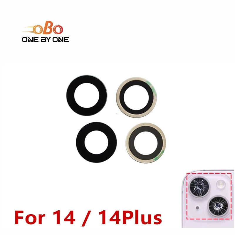 Back Rear Camera Lens Glass For iPhone 13 14 15 16 PLUS PRO MAX MINI Lens Glass with Pre-installed Adhesive Replacement