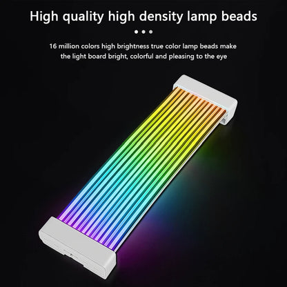 Computer Case Bendable ARGB Light Board, Suitable For Graphics Card 24pin/8pin/2x8pin/12VHPWR/Motherboard Decorative Light Strip