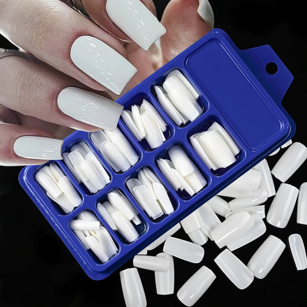 120Pcs Wine Red Almond Press On Nails Full Coverage Fake Nail Tip False Fingertips for Dating/Party Women Manicure Extension Tip