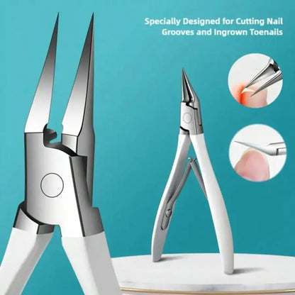 Professional German Eagle Beak Nail Clippers - Precision Cutters for Thick Nails, Ideal for Manicure