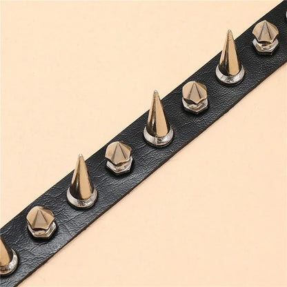 1pc Punk Gothic Necklace Rivet Choker Y2K For Men Women New Year Christmas Party Birthday Valentine's Day Lovers Gifts