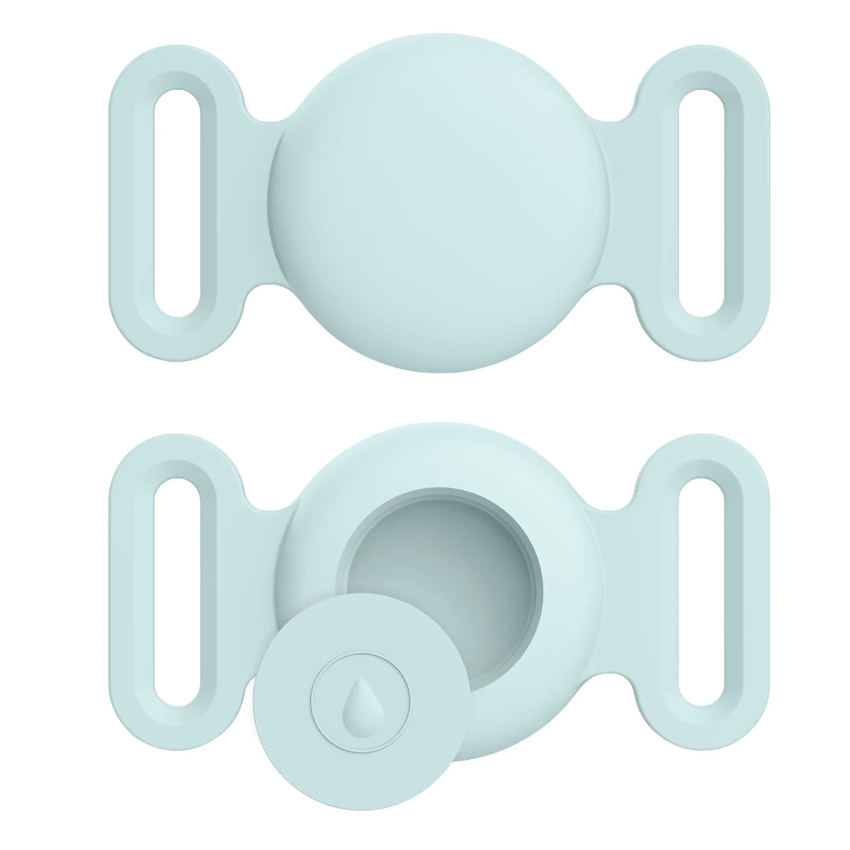 Waterproof Silicone Cover For Apple Airtag Case Double Ear Dog Cat Collar GPS Finder Protective Cases For Apple Air Tag Tracker