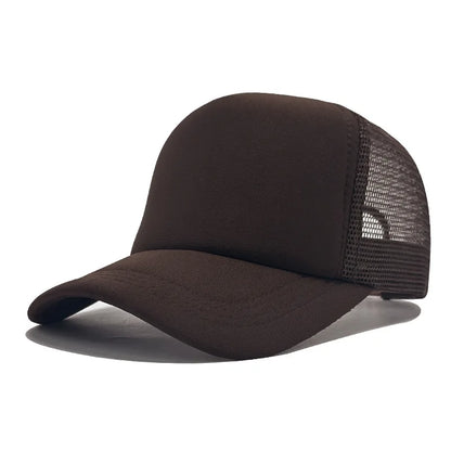 Customized Printed Logo Unisex Cap Casual Plain  Baseball Cap Adjustable Snapback Hats Hip Hop Trucker Cap