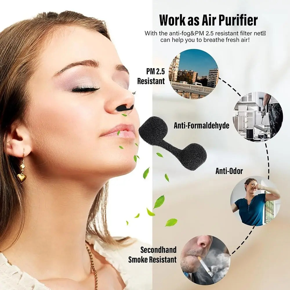 Accessories Outdoor Nose Filters Dustproof Invisible Nose Dust Filters Dust Protection disposable Sponge Nose Plug