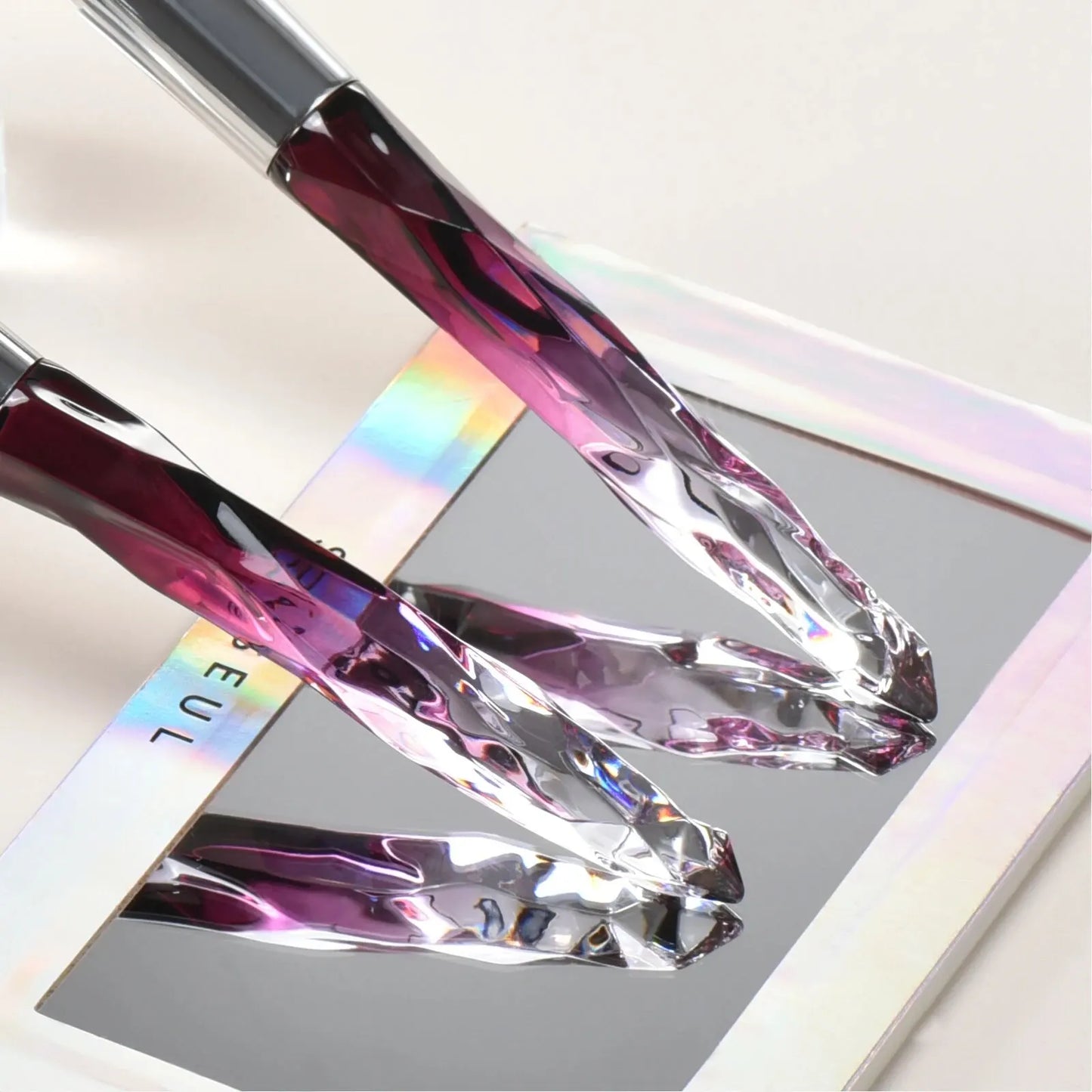 5/10 makeup brushes, crystal-textured makeup brush set, loose powder contouring eyeshadow suitable for ladies/girls