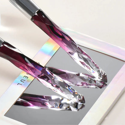 5/10 makeup brushes, crystal-textured makeup brush set, loose powder contouring eyeshadow suitable for ladies/girls
