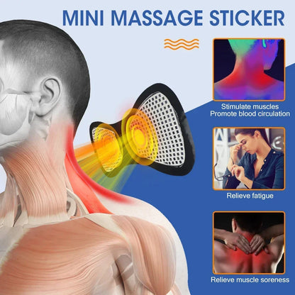 Neck Rechargeable Massager Electric Neck Massage Cervical Vertebra Massage Patch for Muscle Pain Relief,Support Dropshipping
