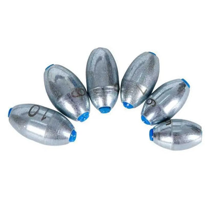 20pcs Fishing Alloy carbon steel material Sinkers Big Hollow Lure Weights Fishing Tackle3g/4g/5g/6g/7g/8g/9g/10g