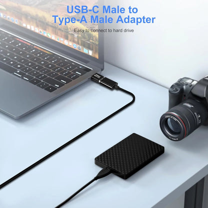 USB3.1 Male to USB C Male Adapter Charging Adapter for Easy Device Connection for Macbook Huawei Samsung Xiaomi Connector