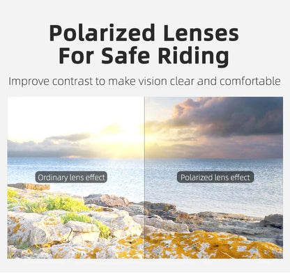 ROCKBROS Cycling Polarized glasses Bike Outdoor Sports Sunglasses MTB Road PC Goggles Eyewear Glasses 5/3 Lens Bicycle Accessory