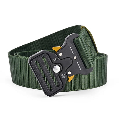1 Pcs Outdoor Mountaineering Multifunctional Tactical Nylon Canvas Woven Trouser Belt