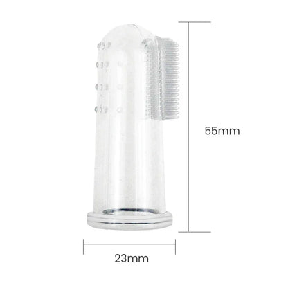 Ultra Soft Silicone Finger Toothbrush for Dog Cats Remove Plaque Tartar Puppy Kitten Teeth Cleaning Dental Care Oral Hygiene Pet