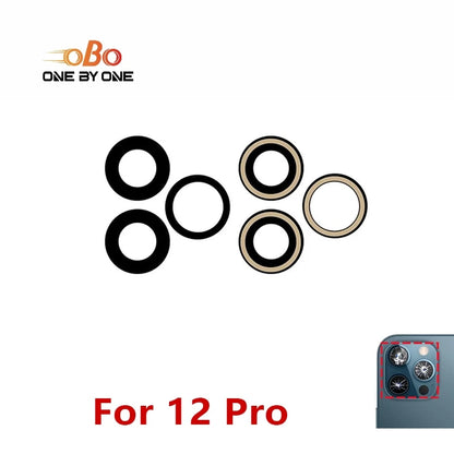 Back Rear Camera Lens Glass For iPhone 7 8 X XR XS 11 12 PLUS PRO MAX MINI Lens Glass with Pre-installed Adhesive Replacement
