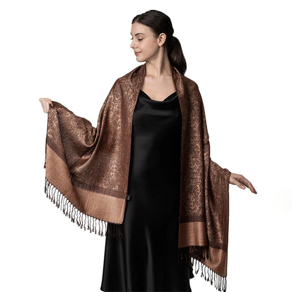 New fashionable all-match imitation cashmere Pashmina paisley tassel scarf long scarf shawl for all seasons