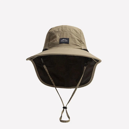 Outdoor Sun Protection Hats for Men and Women, Summer Neck Protection Against Ultraviolet Rays, Fisherman Hats, Camping and Moun