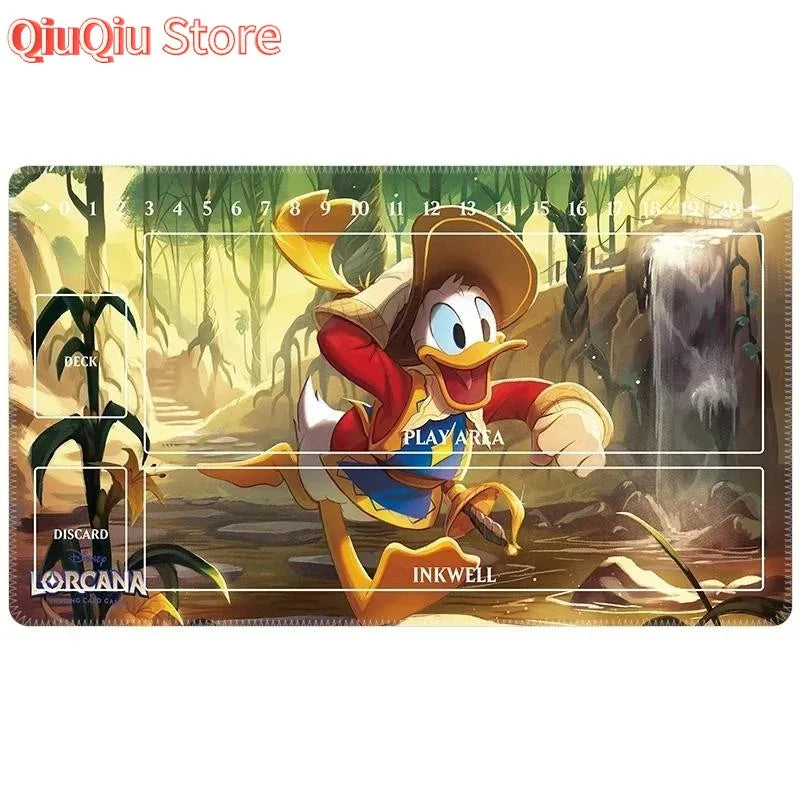 60x35x0.2Cm Cartoon Anime Lorcana Card Battle Single Tcg Game Mat Game Table Mat Card Mat Collection Toys Gift