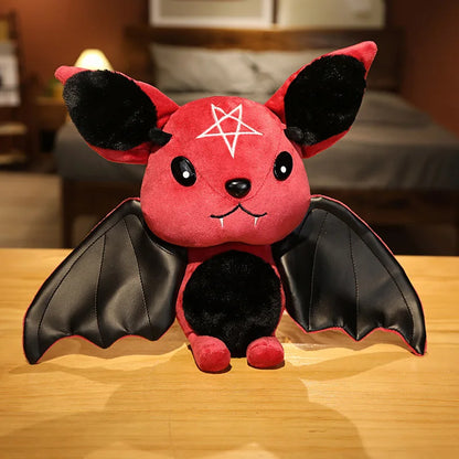 Cute Dark Series Bat Doll Halloween Simulated Plush Toys Exquisite Party Decorate Household Atmosphere Ornaments Festival Gifts