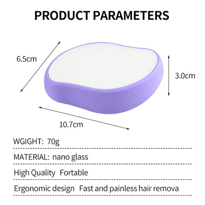 Painless Physical Nano Epilator Safe Easy to Clean Reusable Hair Removal Stone Male Female Body Beauty Care Hair Removal Tool