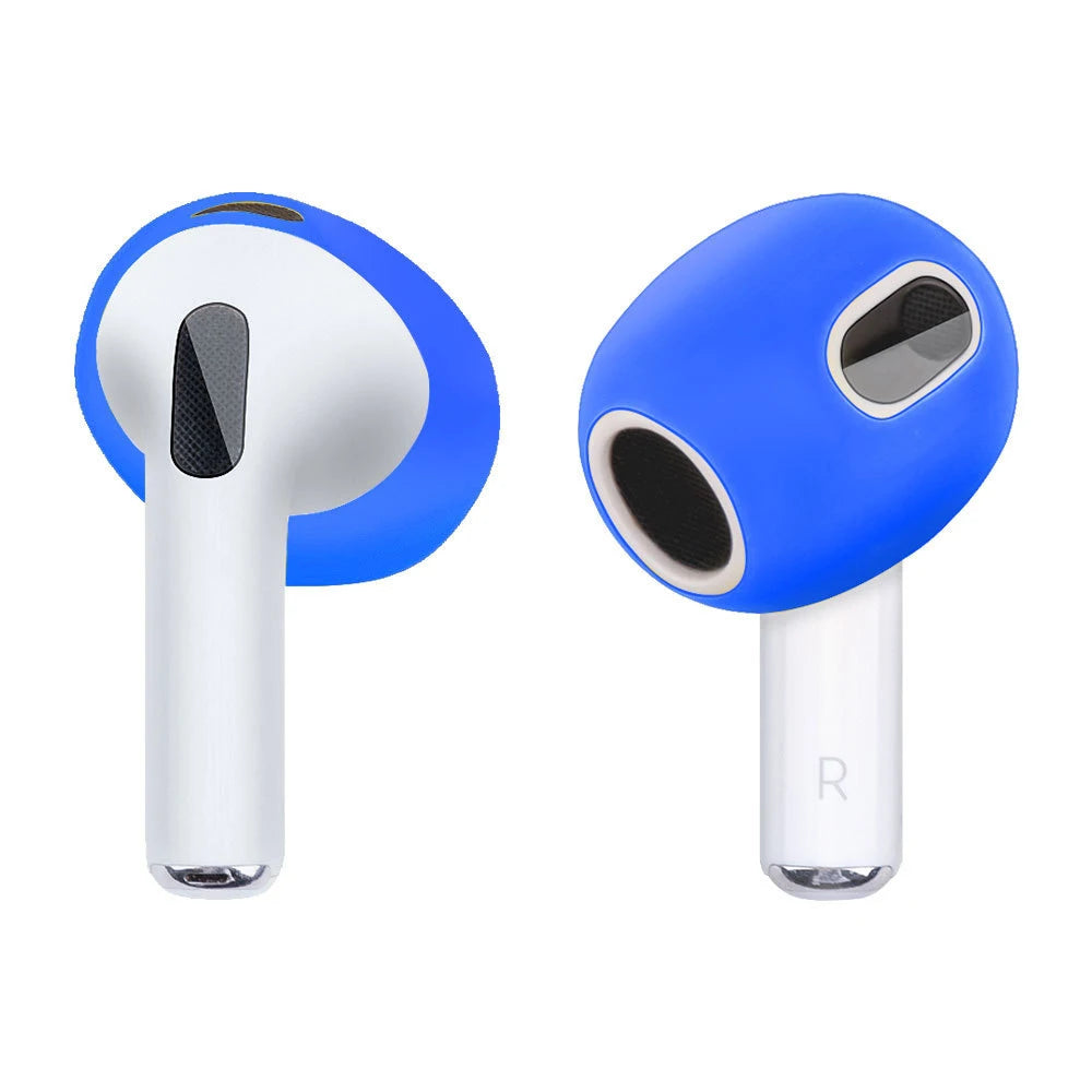 R Silicone Ear Pads For Apple Airpods 3rd Wireless Earphones Protective Case Caps Covers Airpods3 Earpads Eartips 2pcs/Pair