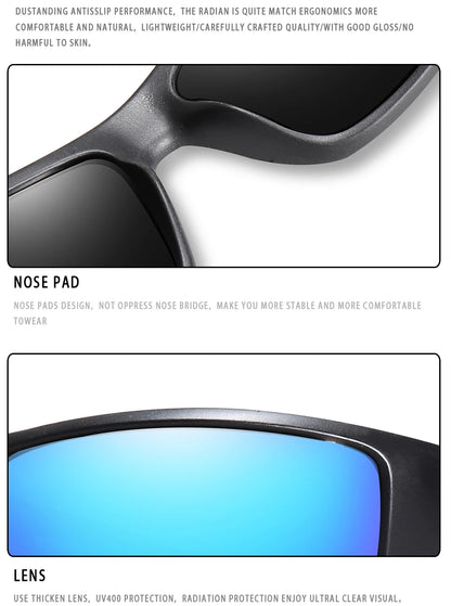 LOISRUBY Polarized Cycling Sunglasses Camouflage Driving Outdoor Sports Fishing Running Goggles UV400 Tacakle Eyewear
