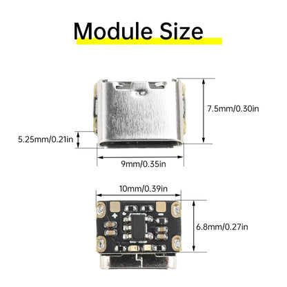 1-20PCS Mini Lithium Battery Charging Board Module 3.7V 4.2V 18650 Lithium Battery Charger Protection Board Type-C Interface