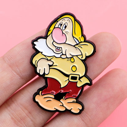Funny Witch Enamel Pin Cartoon Old Men Brooch For Coat Women's Brooches Fashion Lapel Badges Jewelry Gift for Friends