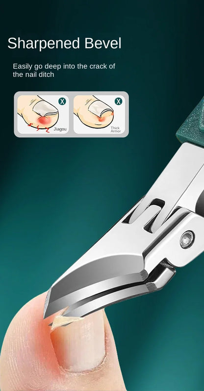 Toenail Clipper For Ingrown Or Thick Toenails Toenails Trimmer Professional Podiatrist Toenail Nipper With Stainless Steel Ultra