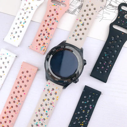 20mm Band For Samsung Galaxy Watch 4/5/6/7 44mm 40mm 5 Pro 45mm Silicone Bracelet correa Galaxy Watch 6 classic 47mm 43mm strap