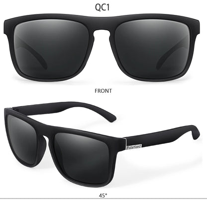 LOISRUBY Brand Polarized Cycling Sunglasses Men Car Driving Color Changing Bike Motorcycle Square Frame Hinking Festival