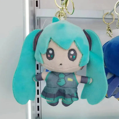 6 Styles New 13-18cm Kawaii Anime Girls Plush Pendant Keyring Cute Plushie Keychains Girls Birthday Gifts Girl Women Bag Hanging