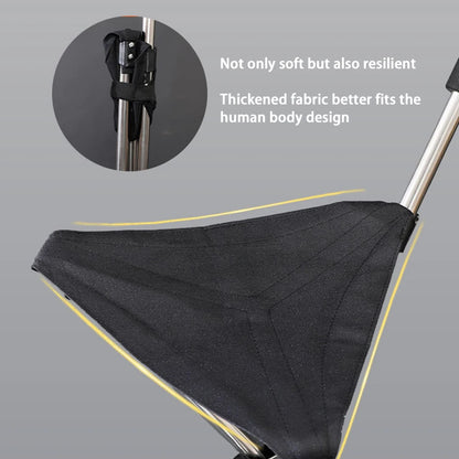 Outdoor Foldable Walking Stick Stool Lightweight with Seats Heavy Duty Steel Walking Stick for Elderly Disabled Hiking Poles