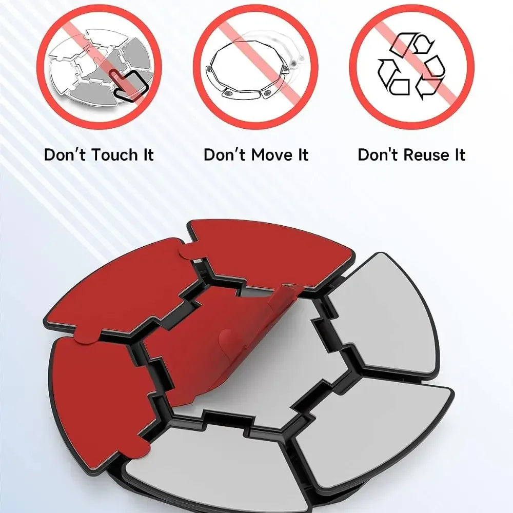 Dashboard Mounting Pad Disc for Suction Cup Car Phone Mount Adhesive Sticky Phone Holder Disc for Curve Car Dashboard