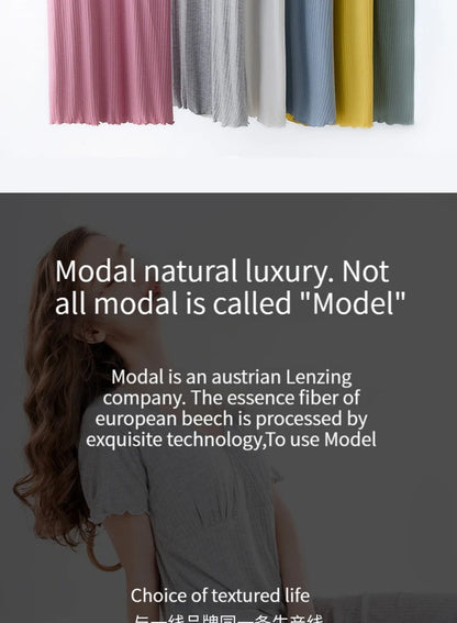 Modal Maternity Clothes Breastfeeding Nightgowns Nursing Sleepwear Hospital Loose Fitting Breast Feeding Pajamas Pregnancy Dress