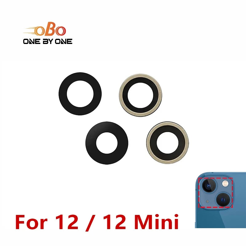 Back Rear Camera Lens Glass For iPhone 7 8 X XR XS 11 12 PLUS PRO MAX MINI Lens Glass with Pre-installed Adhesive Replacement