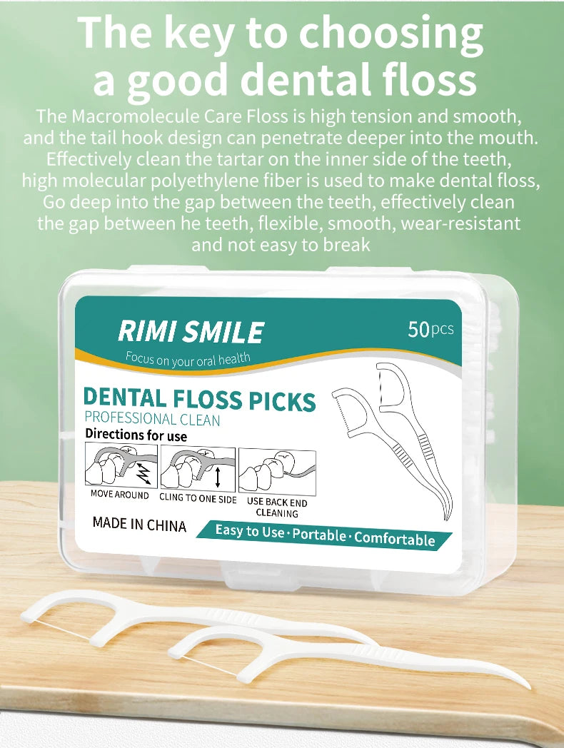 50/150/300/600/1000 PCS dental floss sticks oral care tools