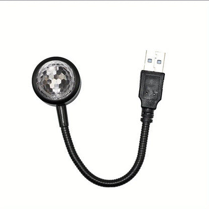 vehicle LED Starry Sky Night Light, USB Powered Galaxy Star Projector, Lamp for Car Roof, Room, Ceiling Decor, Plug and Play