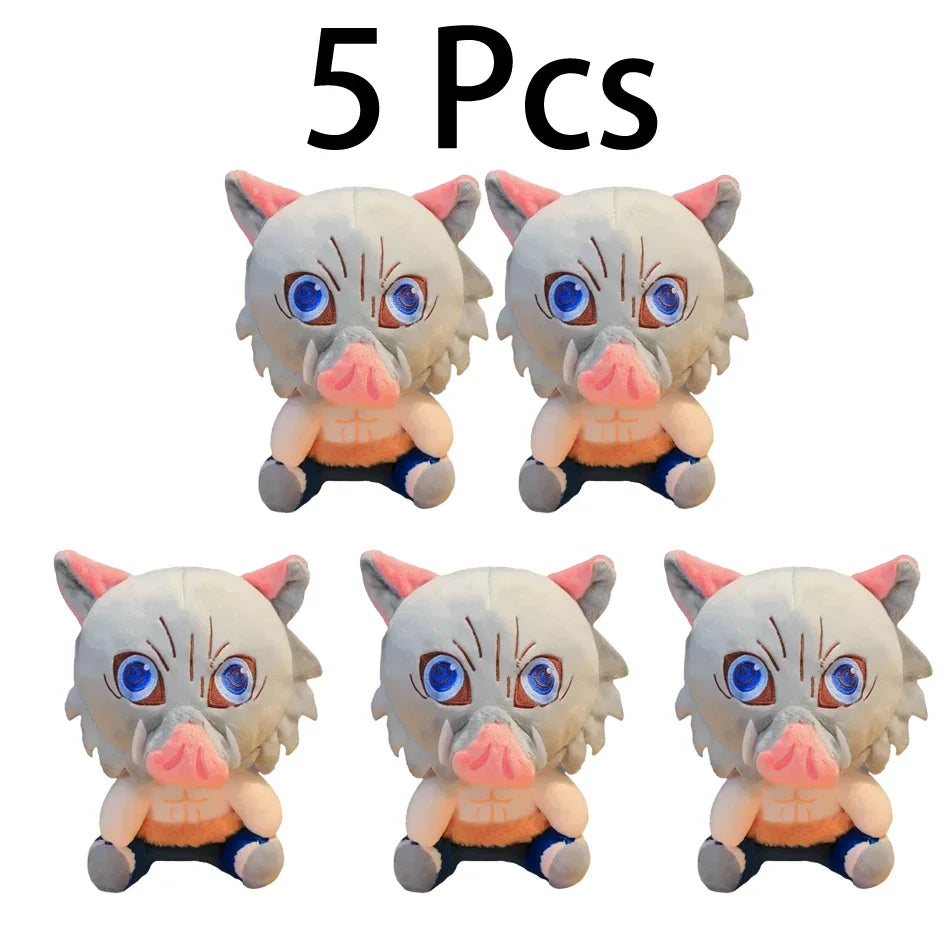 @20cm Hot Japan  Slayer Plush Dolls Lovely Anime Kimetsu No Yaiba Kamado Tanjirou Nezuko Zenitsu Kyoujurou Toys Kids Gifts