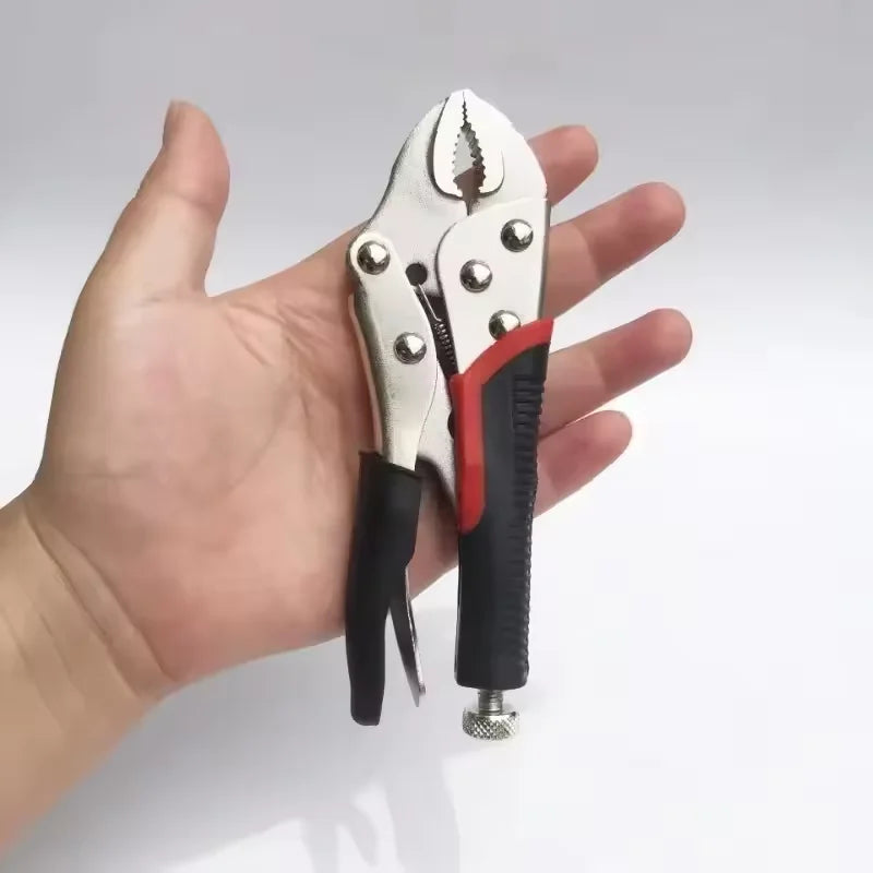 5inch Locking Pliers Lock Pliers Curved Jaw Pliers Straight Long Nose Pliers Multi-function Welding Clamp Tools Universal Pliers