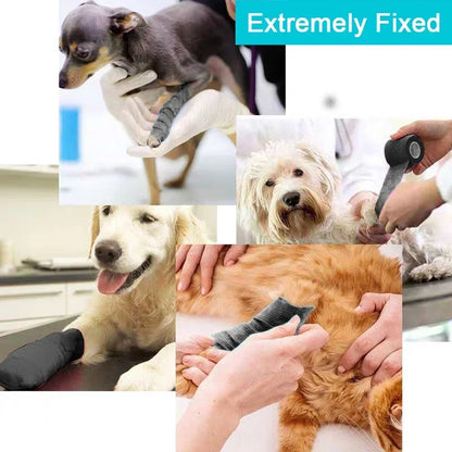 10pcs Elastic Self-Adhesive Athletic Tape Bandage 2.5/5/10cm Non-Woven Universal Fit for Sports Foot Support Joint Protection