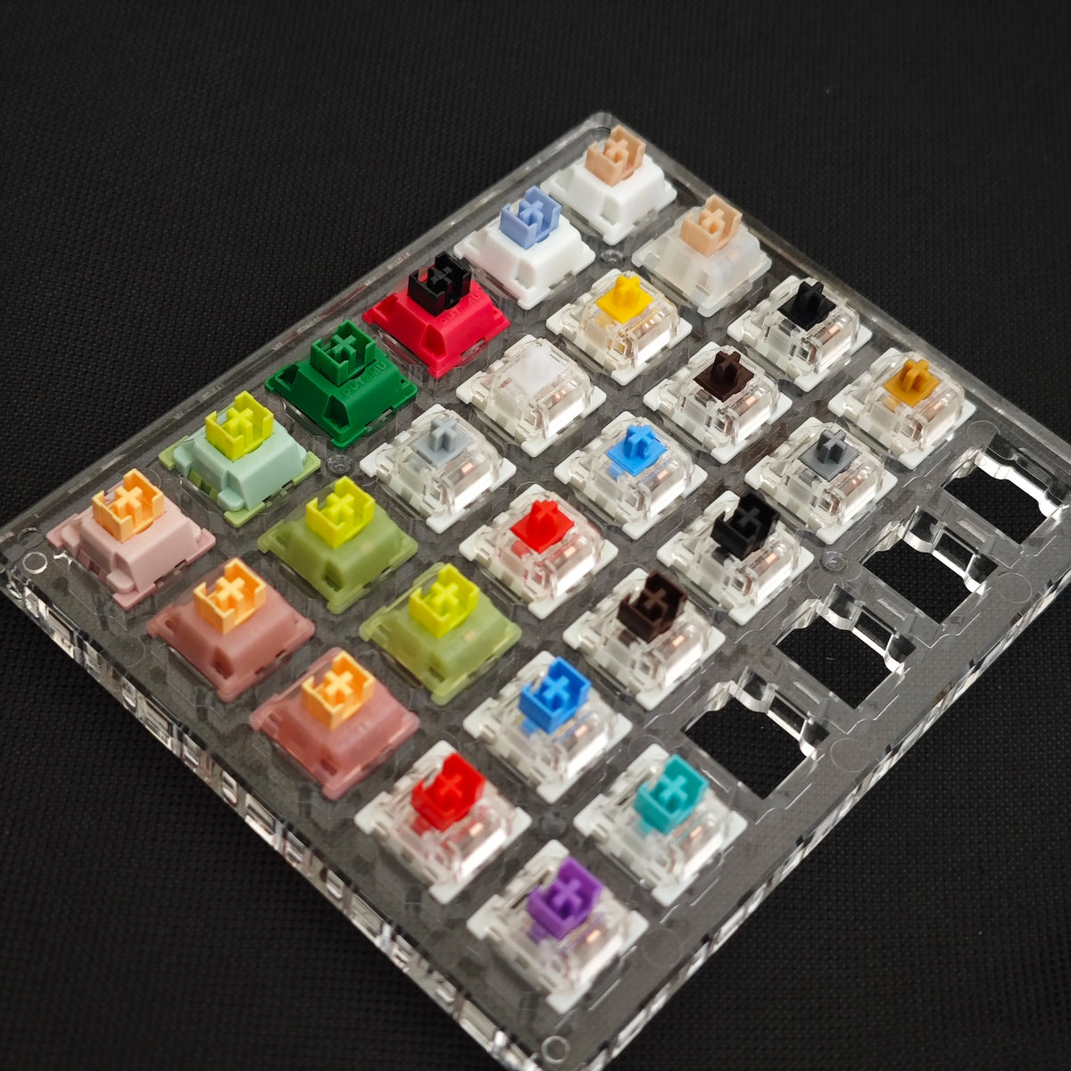 Outemu Gateron Kailh Switches Tester Multi Brand Experience Package for Mechanical Keyboard Magnetic Keyboard Low Profile Switch